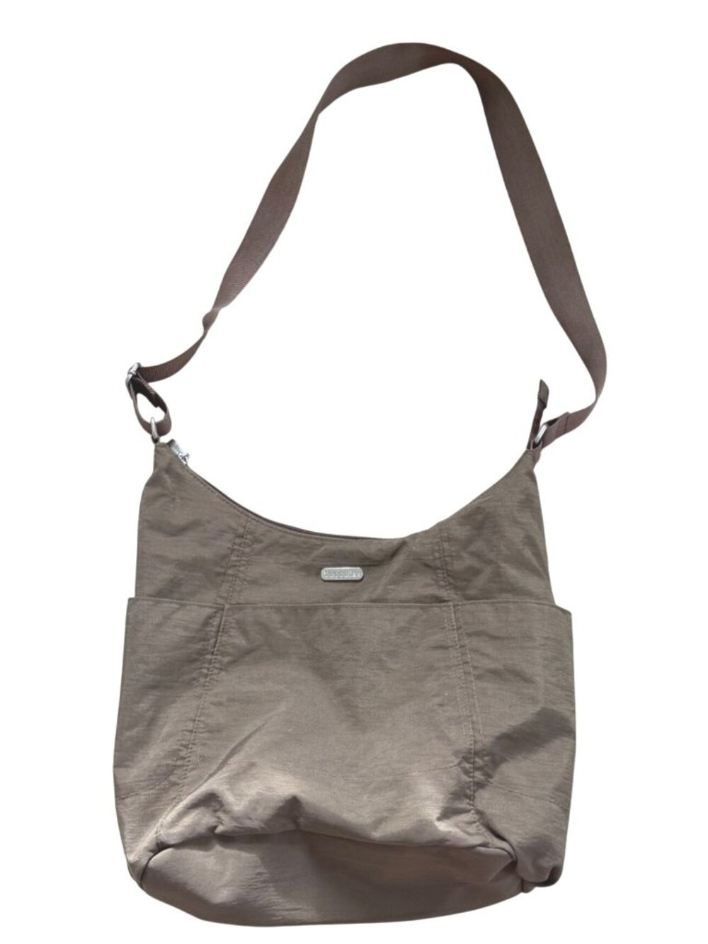 Baggallini Women's Crossbody Bag Lightweight Minimalist Summer Travel Nylon Hobo